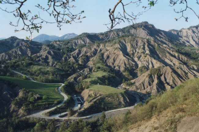 Panorama des bassins versants de Draix